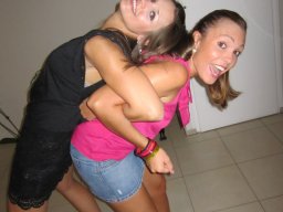 Visite de Célyne et Faf